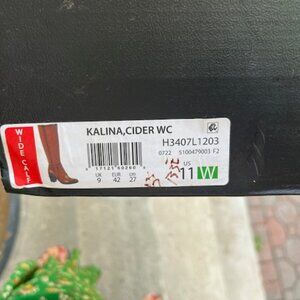 Naturalizer kalina Cider size 11 wide calf